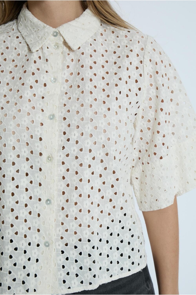 HAZE SHIRT PC8333 0011 GARDENIA